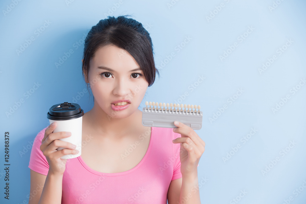 woman hold coffee