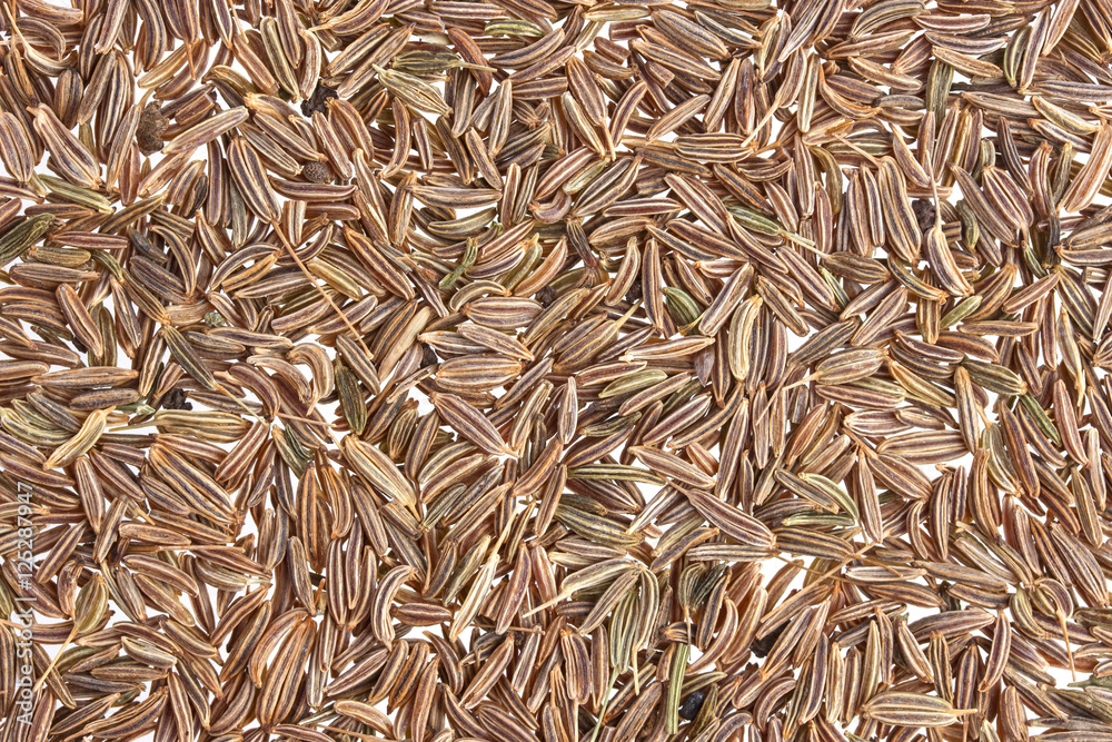 Cumin seeds, caraway texture or background