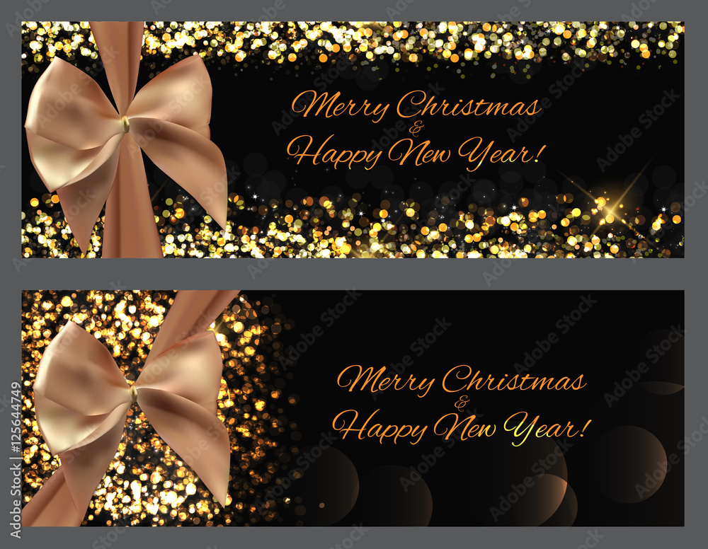 Abstract Beauty Christmas and New Year Background. Vector Illust