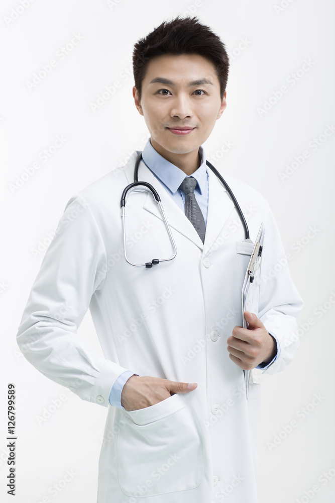 Confident doctor