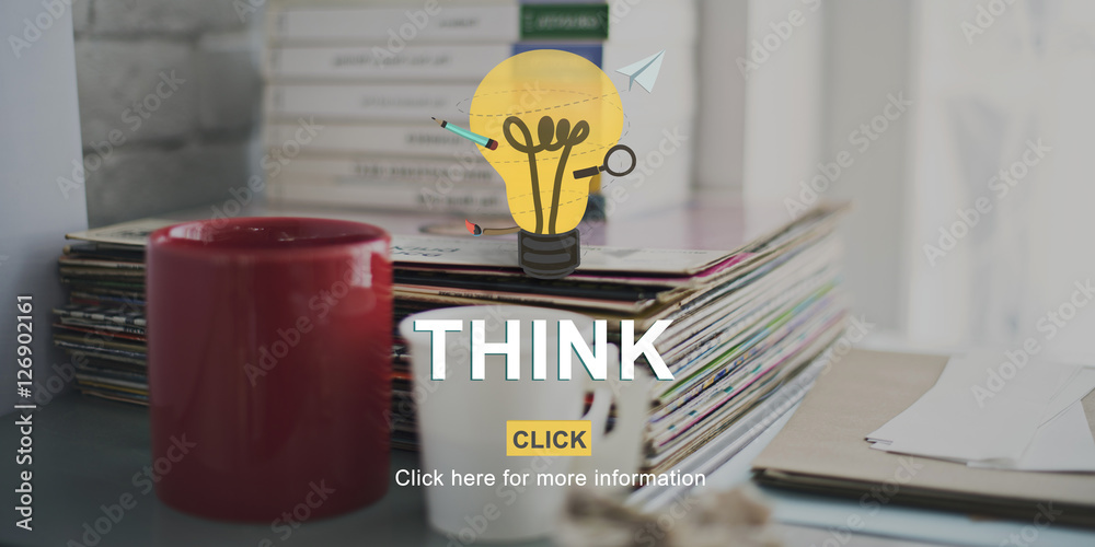 Think Idea Inspiration Planning Thoughts Determination Concept