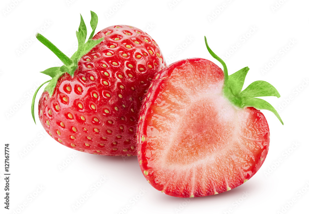 Strawberry isolated on white