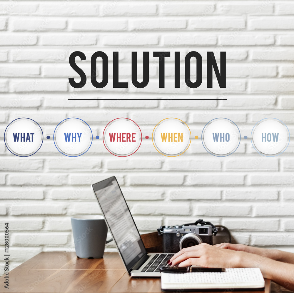 Solution Problem Solving Share Ideas Concept