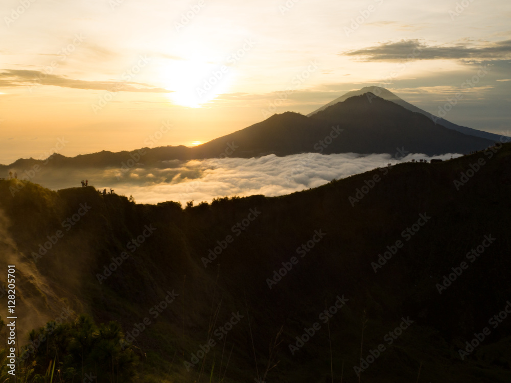 巴厘岛火山