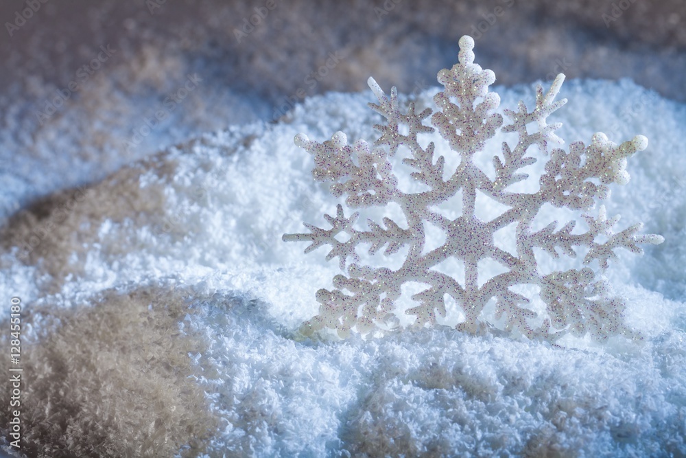 雪花。