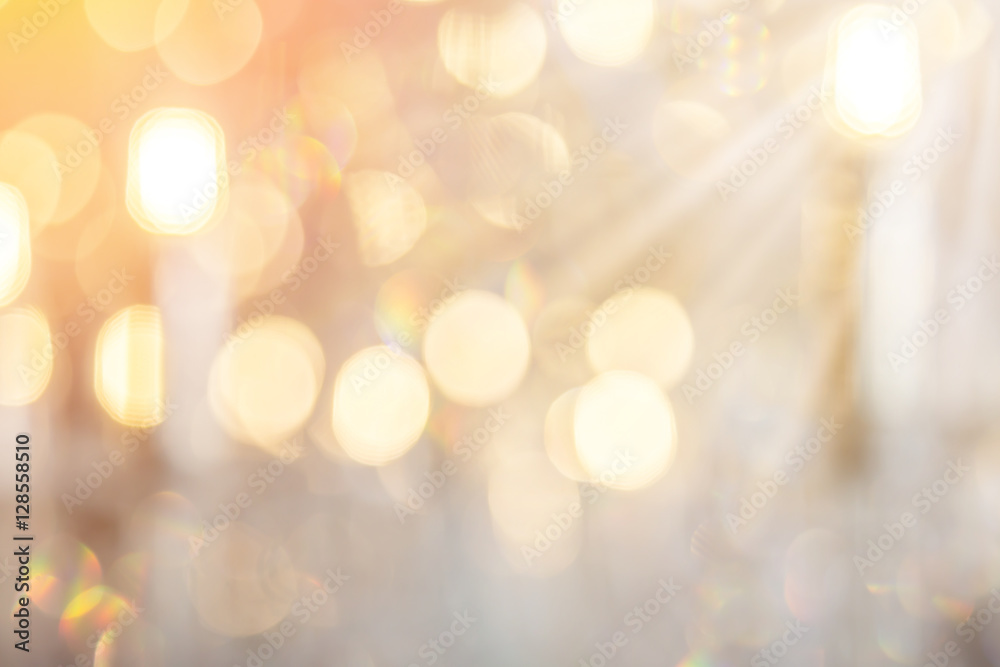 Christmas background. Festive abstract background with bokeh def