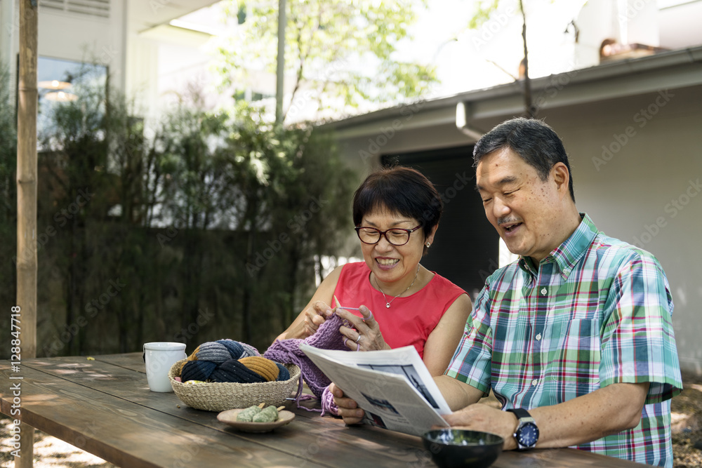 Senior Couple Leisure Outside Concept