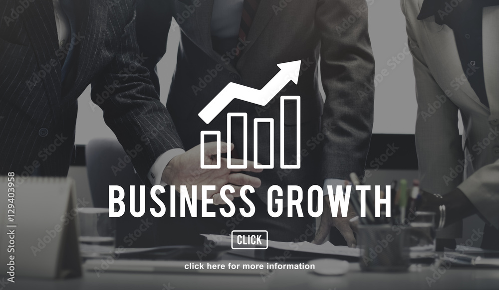 Business Progress Report Graph Concept