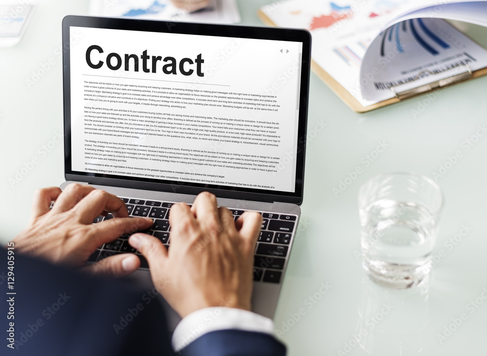 Contract Agreement Commitment Obligation Negotiation Concept