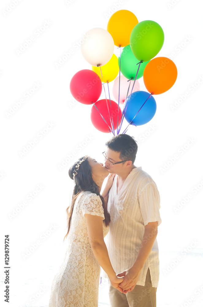 lovely couple on the beach