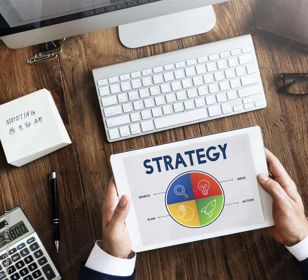 Business Startup Entrepreneur Strategy Target Concept