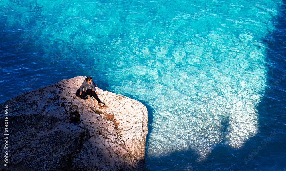 Relaxing at Cala Goloritze