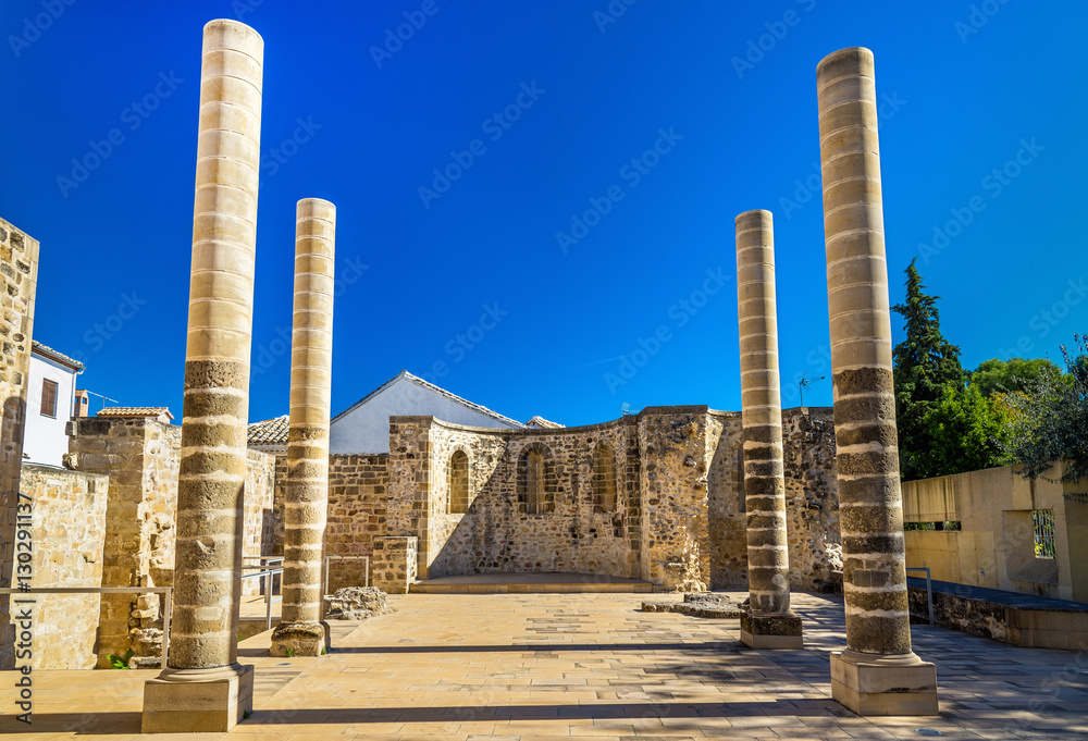 Ruins of the San Juan Bautista Church in Baeza, Spain