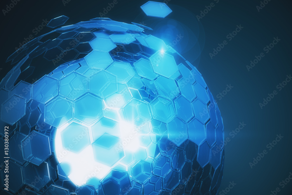 Blue sphere