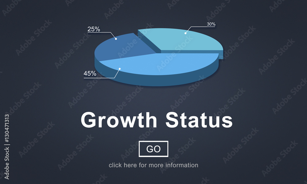 Growth Status Data Development Business Concept