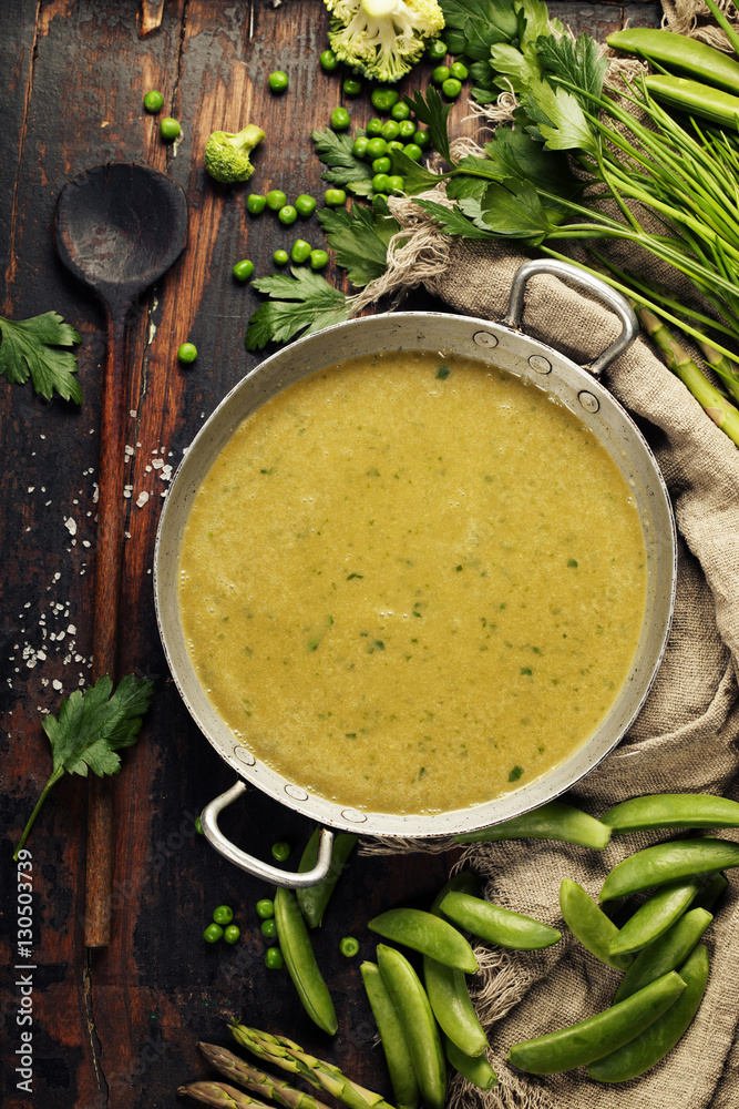 Vegetable cream soup