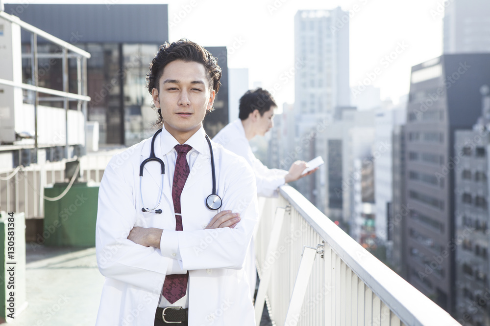 Young male doctor