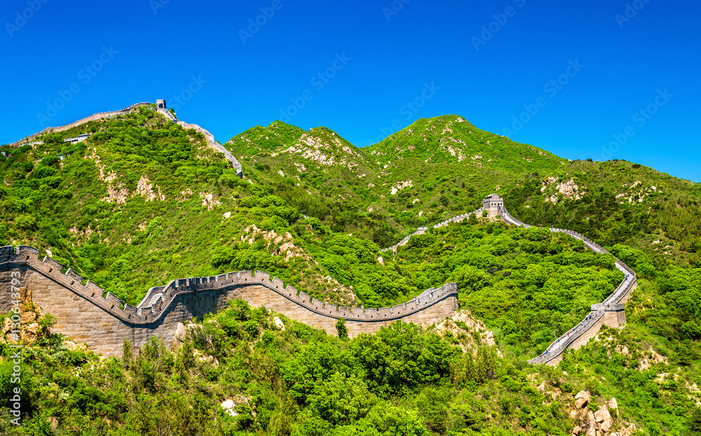 View of the Great Wall at Badaling - China