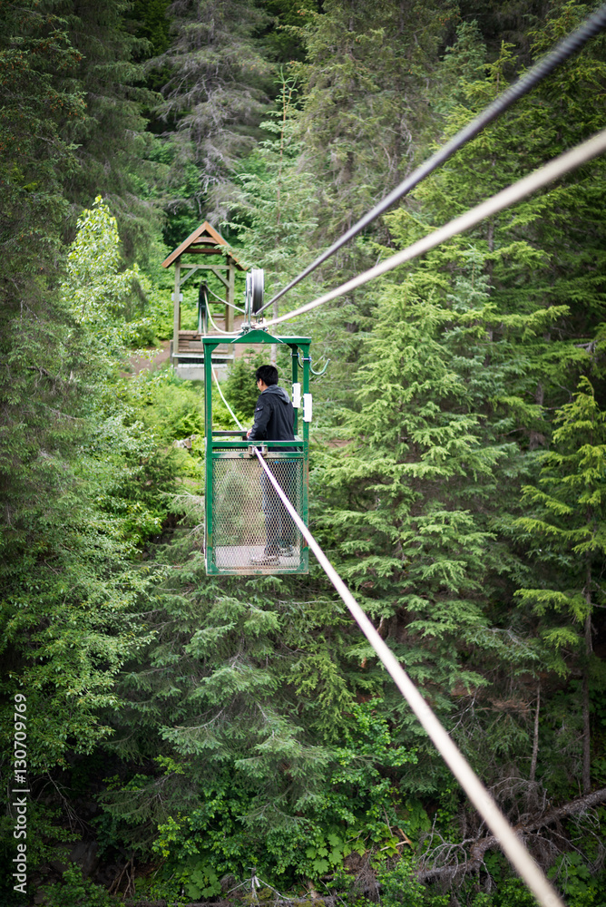 The manual  Cable zipline in Alaska