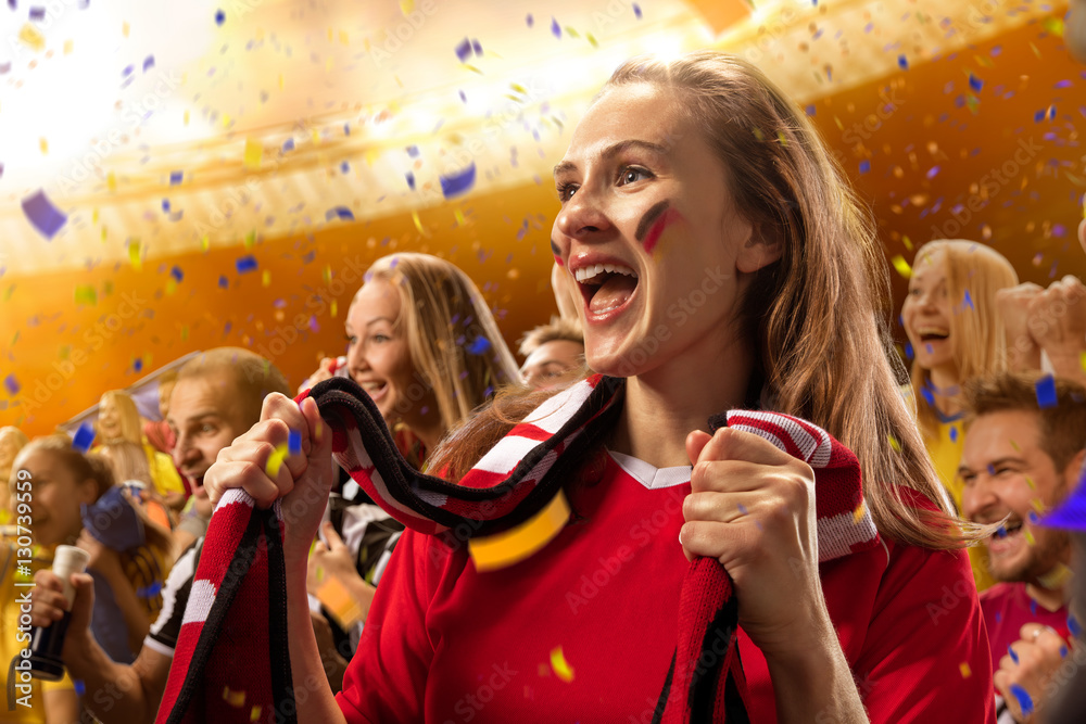 stadium soccer fans emotions portrait