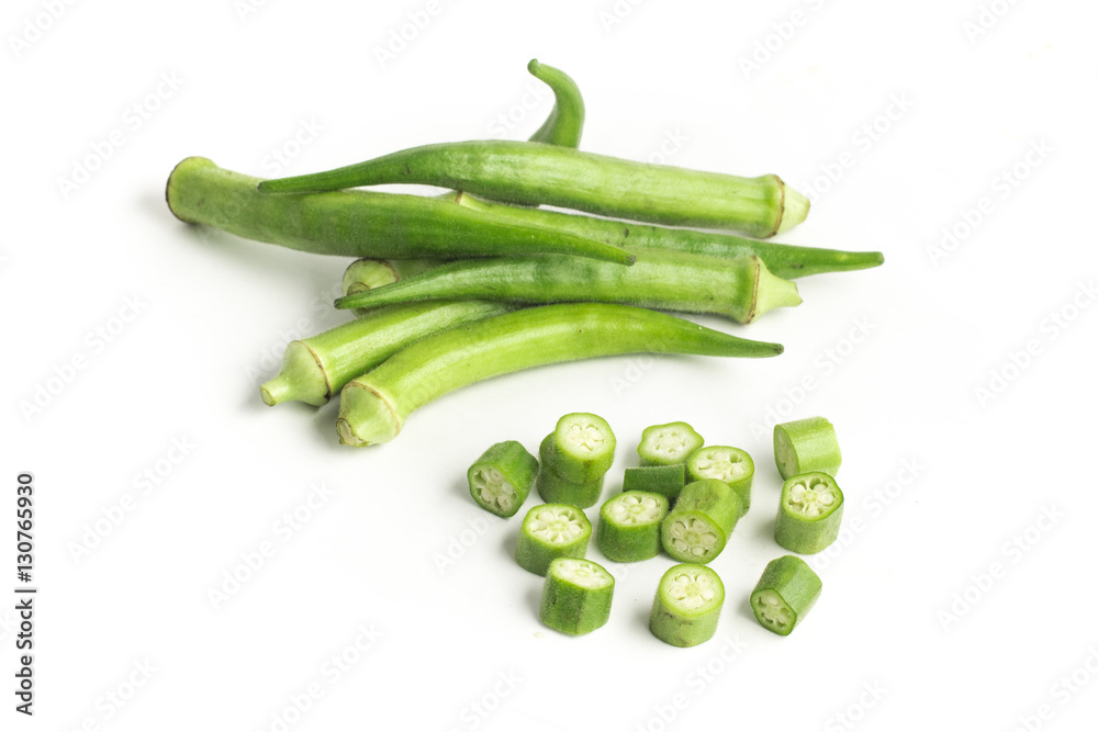 Fresh Okra Sliced