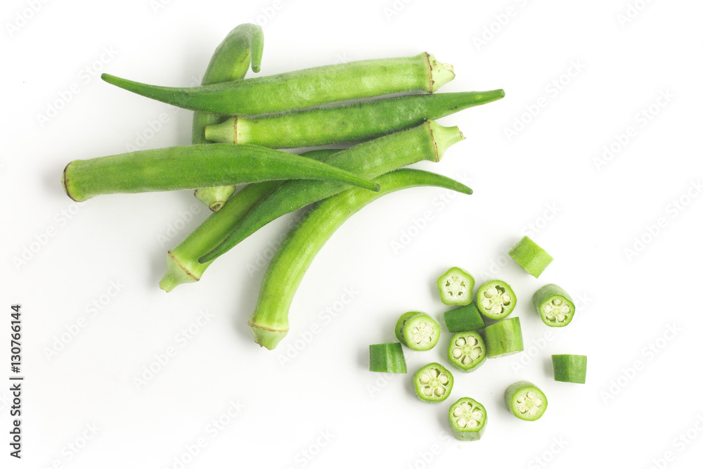 Fresh Okra Sliced