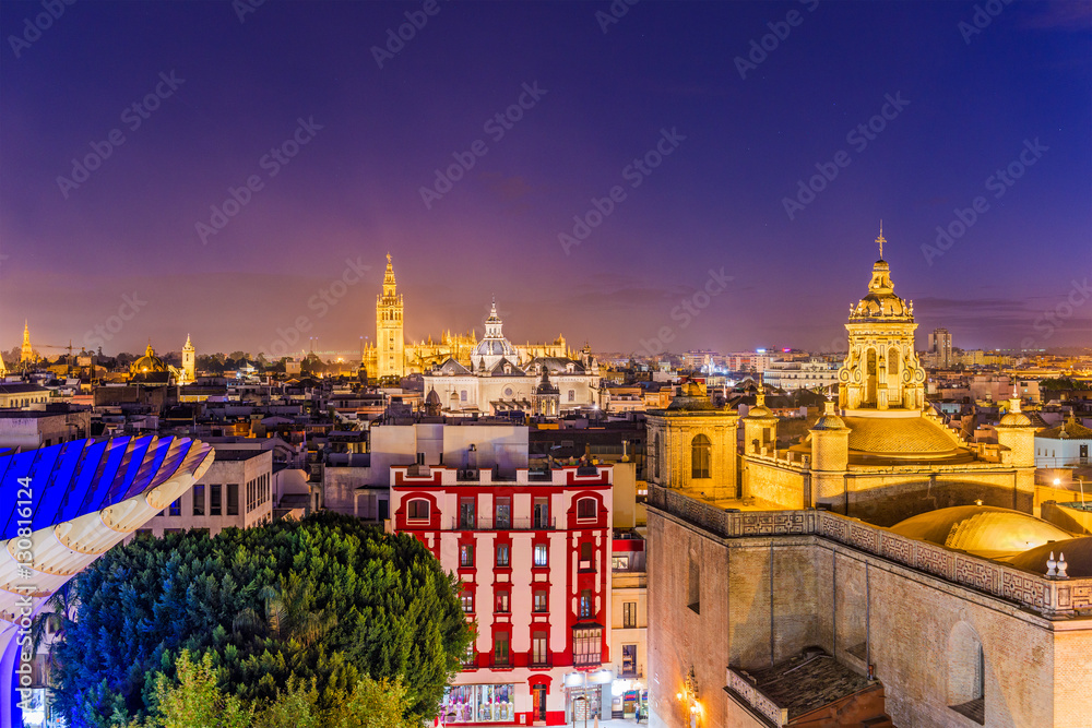 Seville Spain Skyline