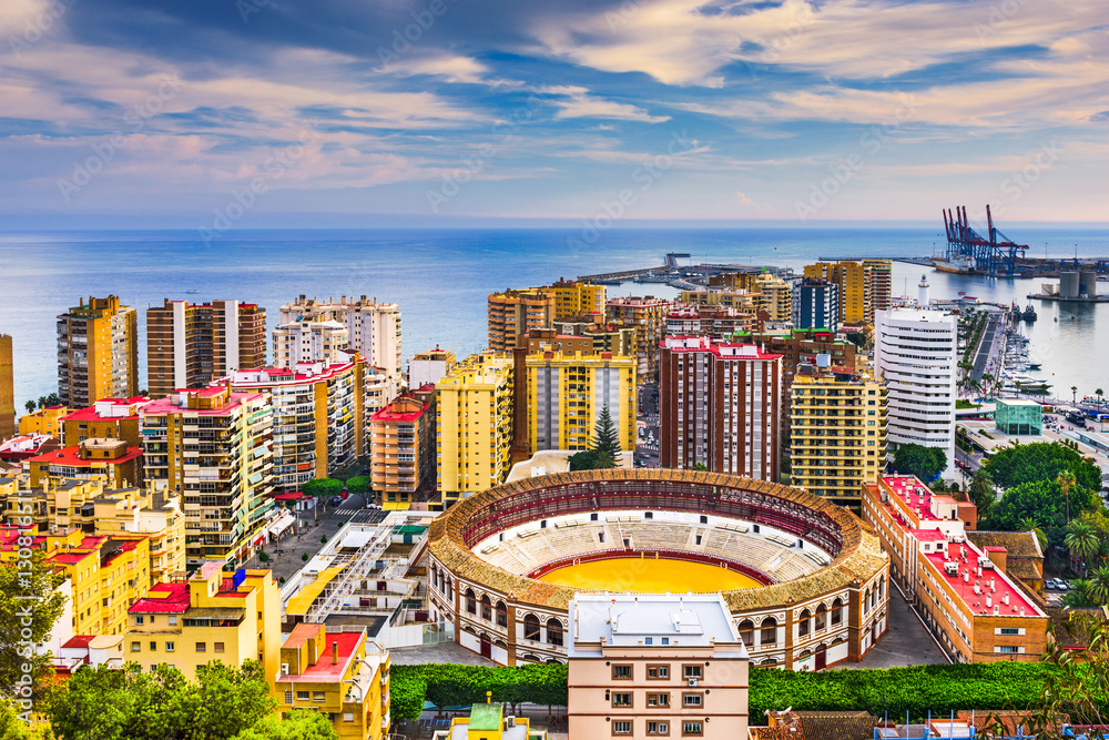 Malaga, Spain Skyline