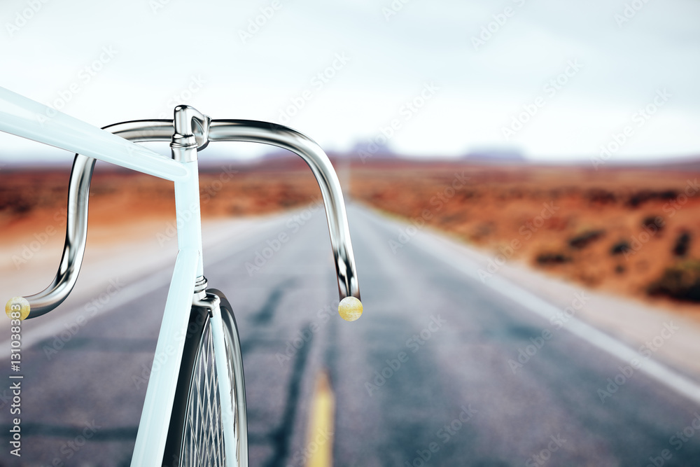 Bike handlebar, travel concept