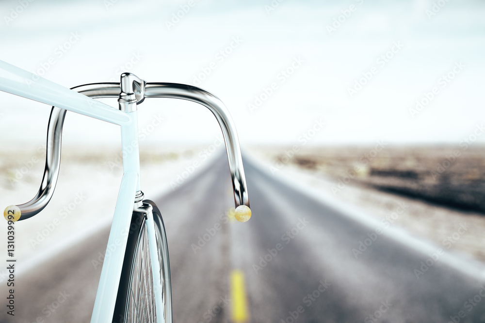 Bike handlebar, travel concept