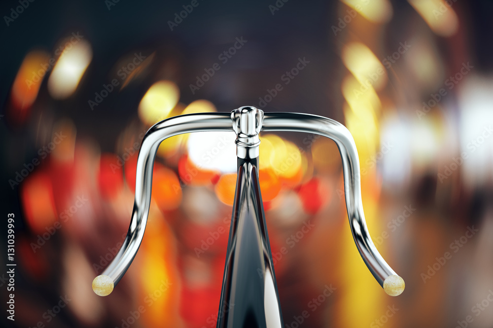 Bike handlebar, travel concept