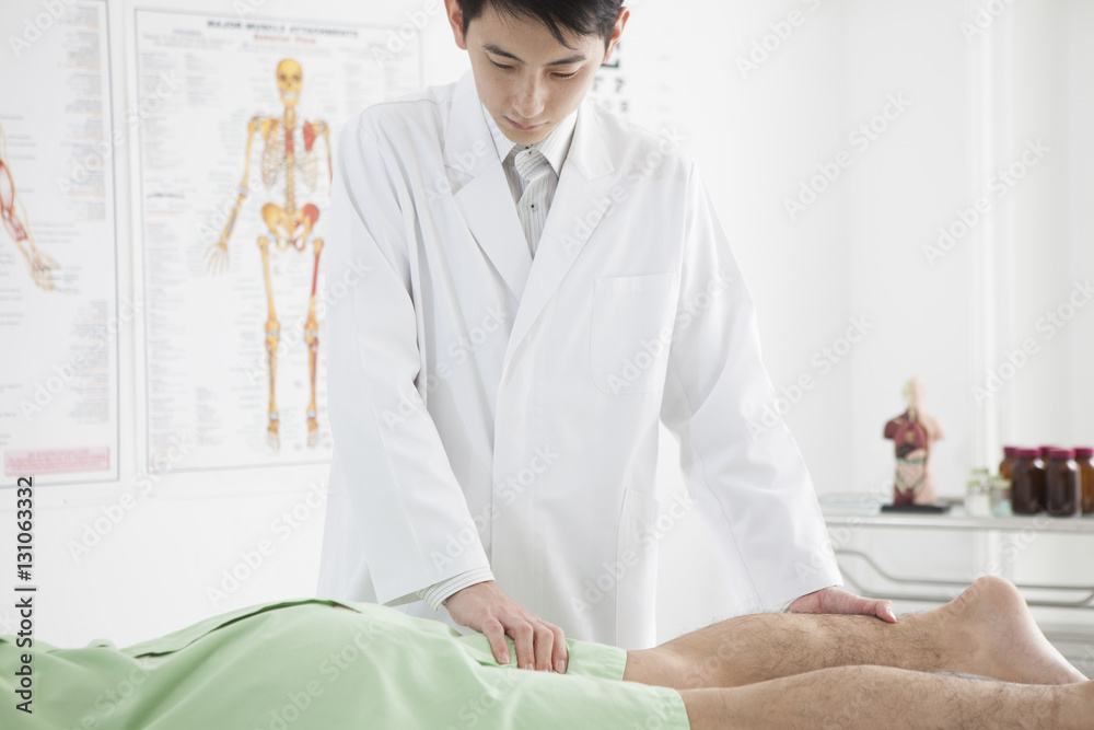 Male orthopedic surgeon