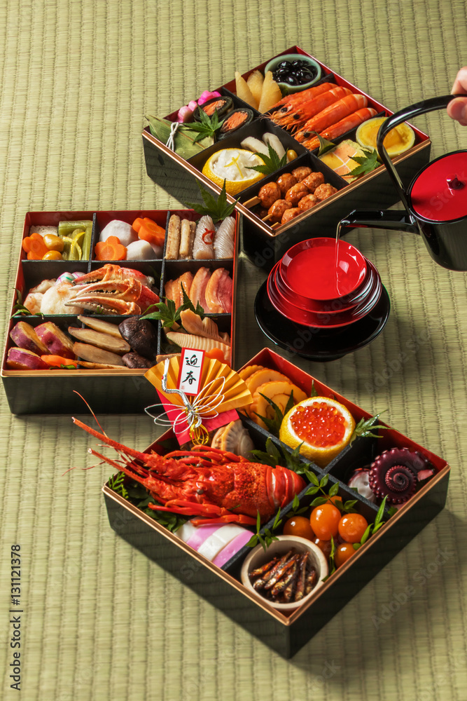 おせち料理 General Japanese New Year dishes(osechi)