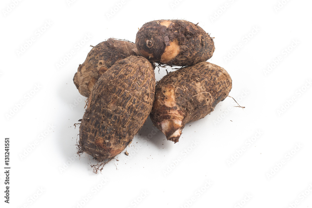 Yam, Inhame, Cara. Colocasia esculenta