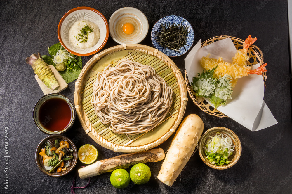 天ぷら蕎麦　 soba set that Japanese noodles