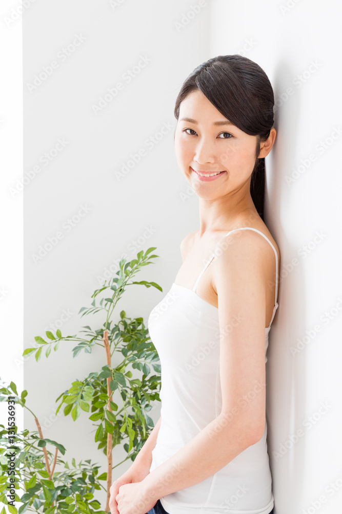 attractive asian woman beauty image