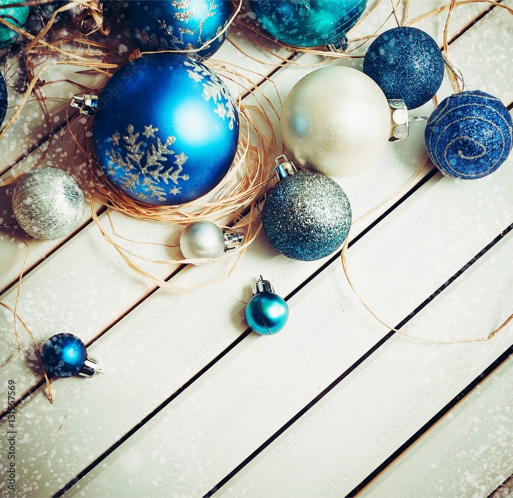 Christmas balls.