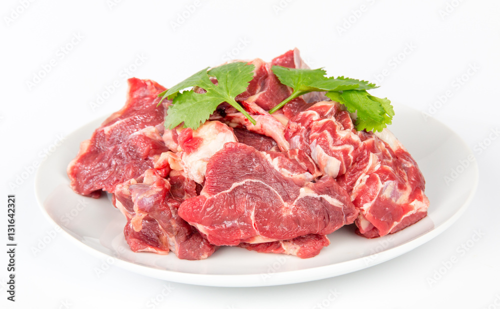 raw beef