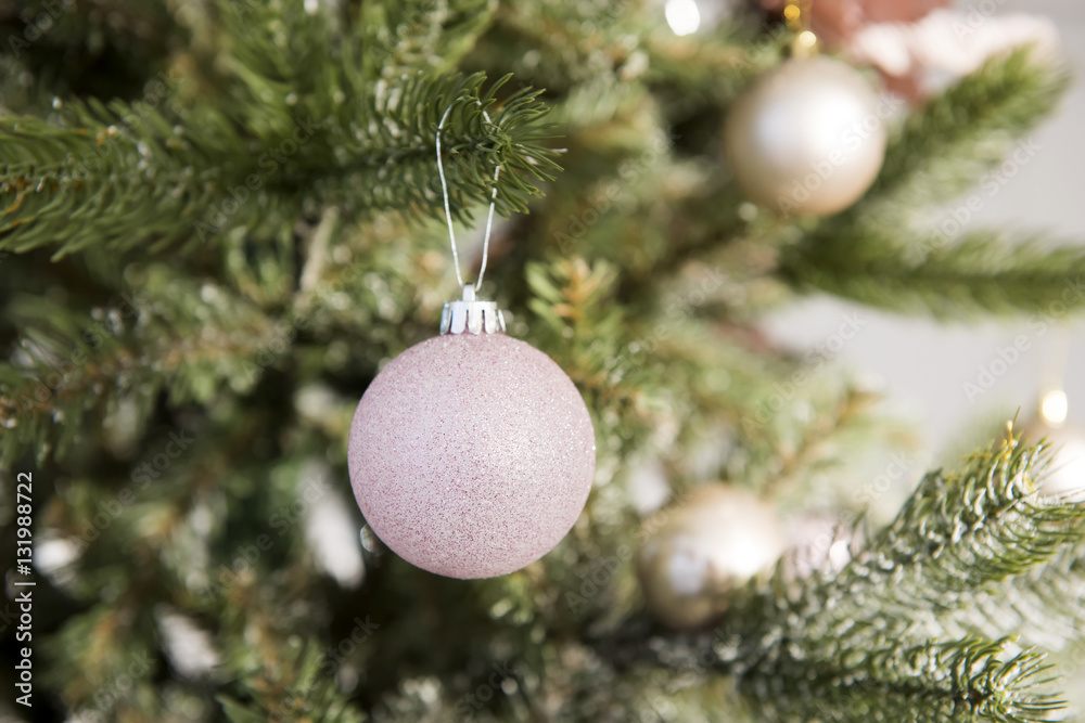 Christmas tree and Christmas decorations