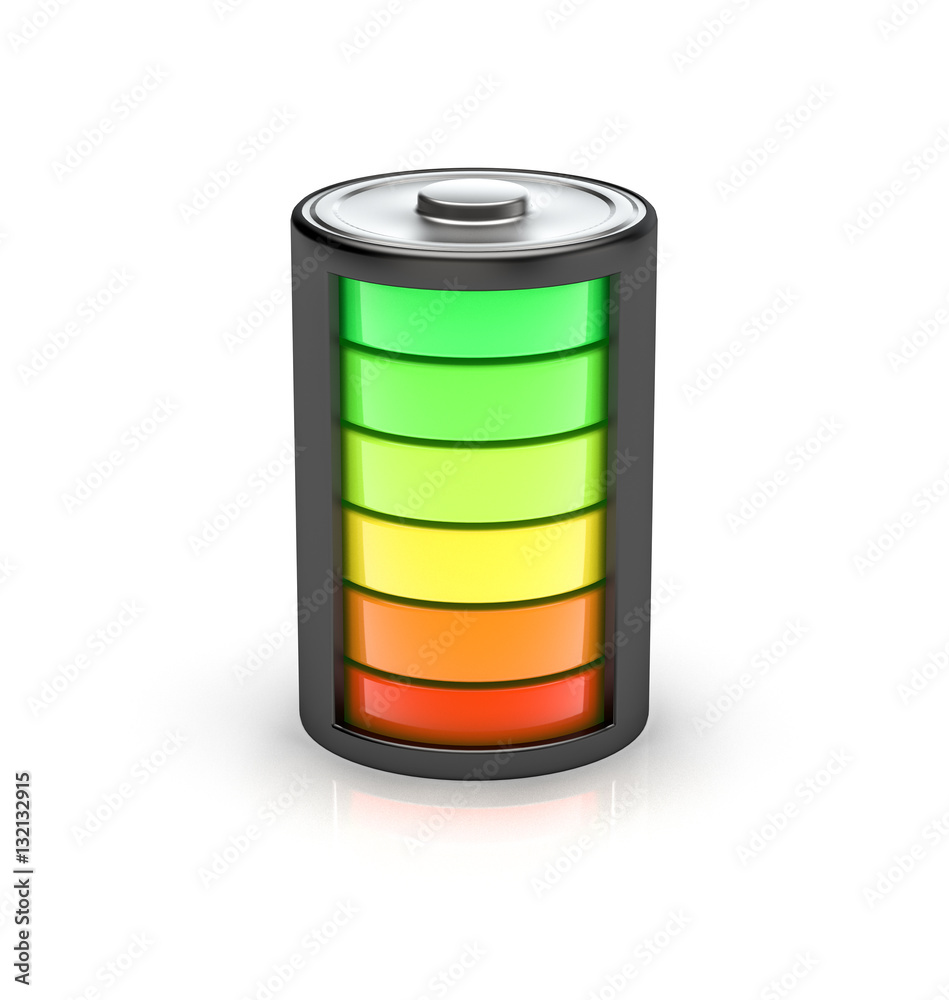 Battery with energy levels