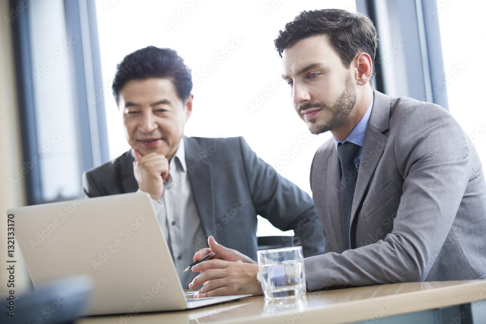 Business people talking in meeting room