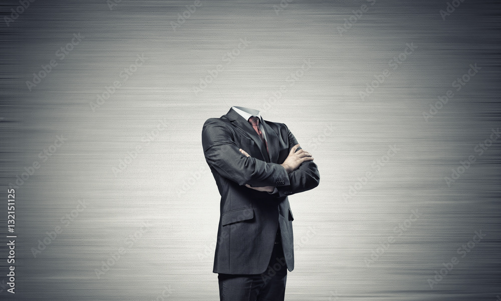 Businessman without head