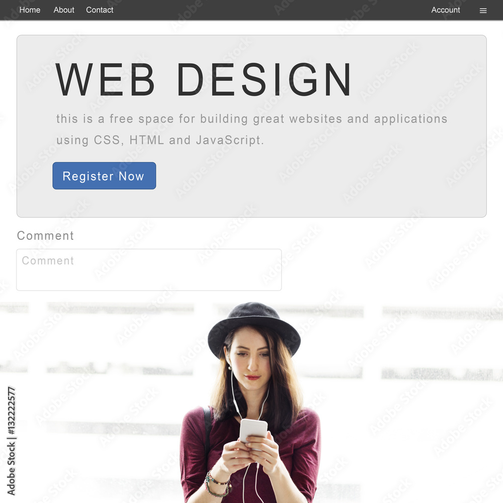 Website Design Homepage Layout Creativity Concept