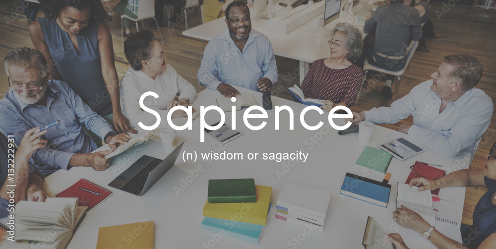 Sapience Highly Educated People Graphic Concept