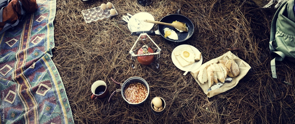 Meal Nature Food Outdoors Camping Concept