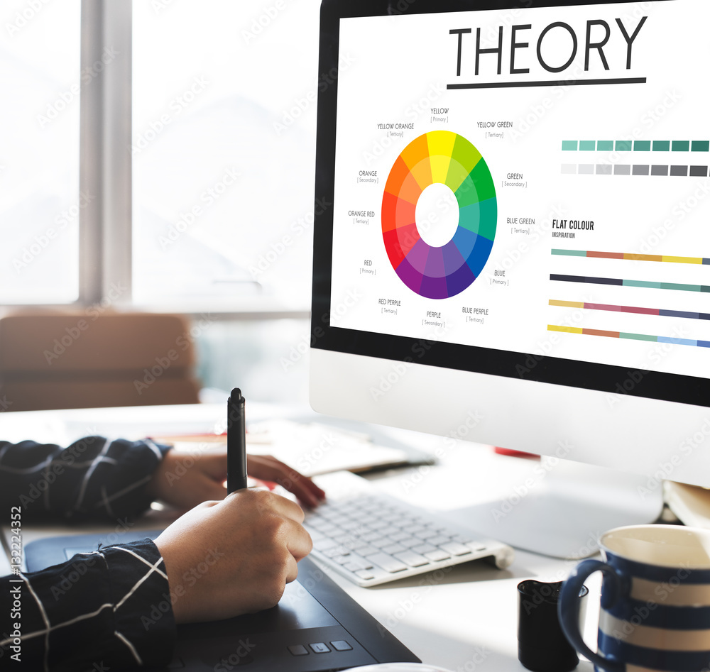 Theory Graphic Chart Color Scheme Concept