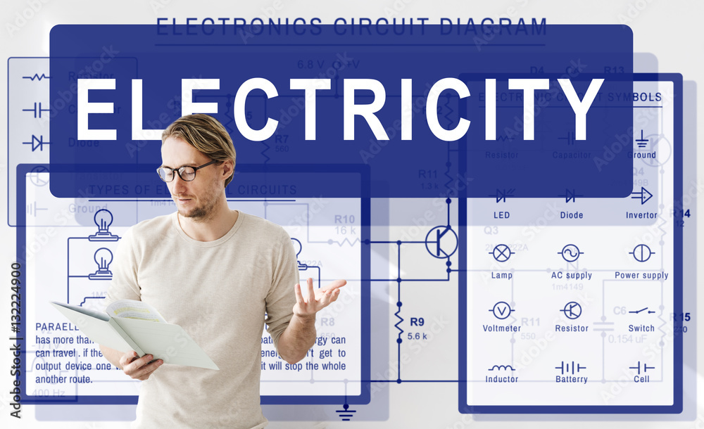 Electronic Circuit Electricity Voltage Concept