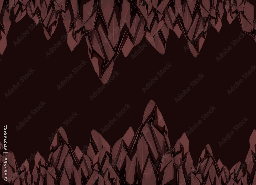 Background design with brown rocks