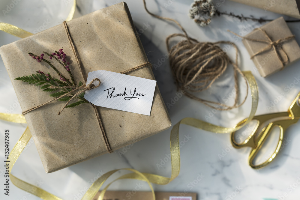 Craft Design Simplify Wrapping Gift Concept