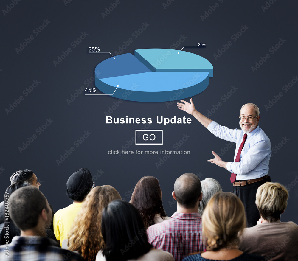 Business Update Graph Chart Graphics Concept